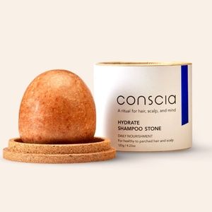 Conscia Hydrate Lapis Shampoo and Conditioner Stones